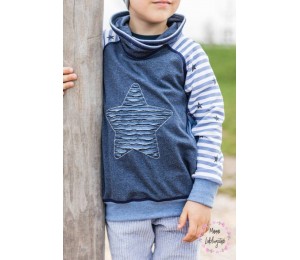 Stickdatei - Negativ Appli Stern